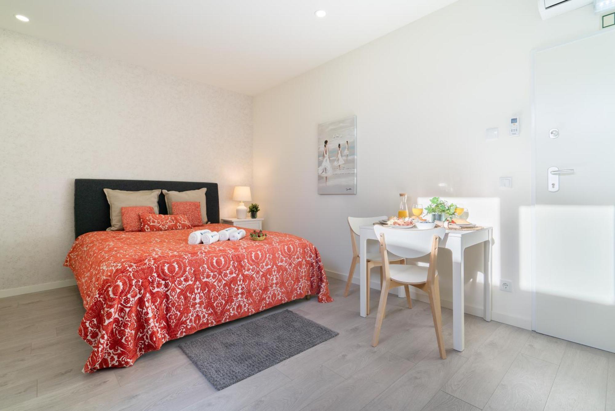 Host Wise - Central Private Flats - Terrace Porto Kamer foto
